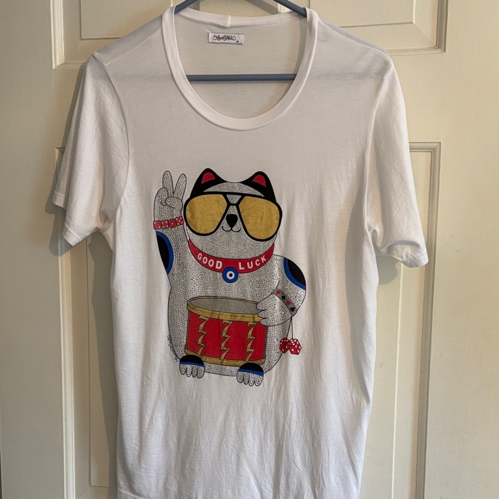 White Cat T-Shirt